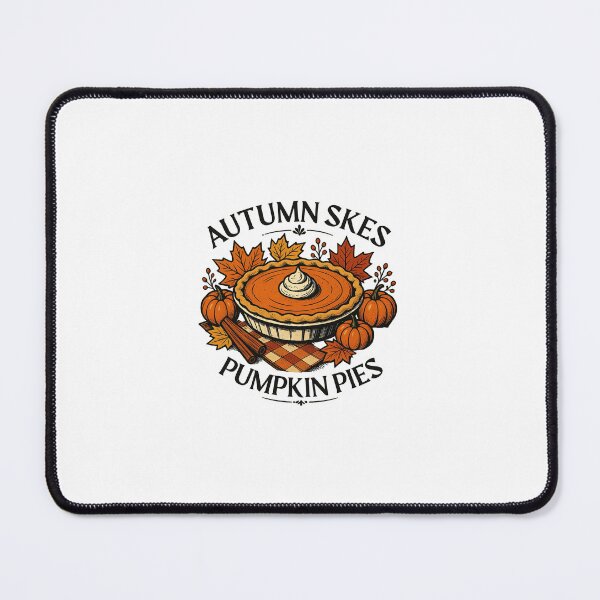 Item preview, Autumn Skies And Pumpkin Pies Cozy Fall Dessert Art designed and sold by Créative touche .