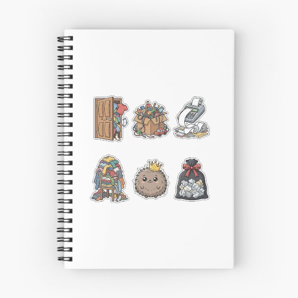 Item preview, Lazy New Year Decluttering Sticker Pack - Room Organization Set designed and sold by SimpleP.