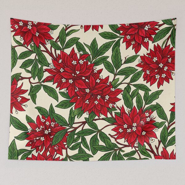 Item preview, Vivid Crimson Waratah Native Australian Bush Pattern designed and sold by Studio BC.
