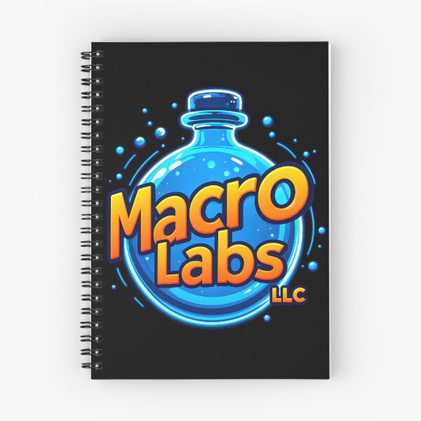 Spiral Notebook - Macro Labs LLC Logo