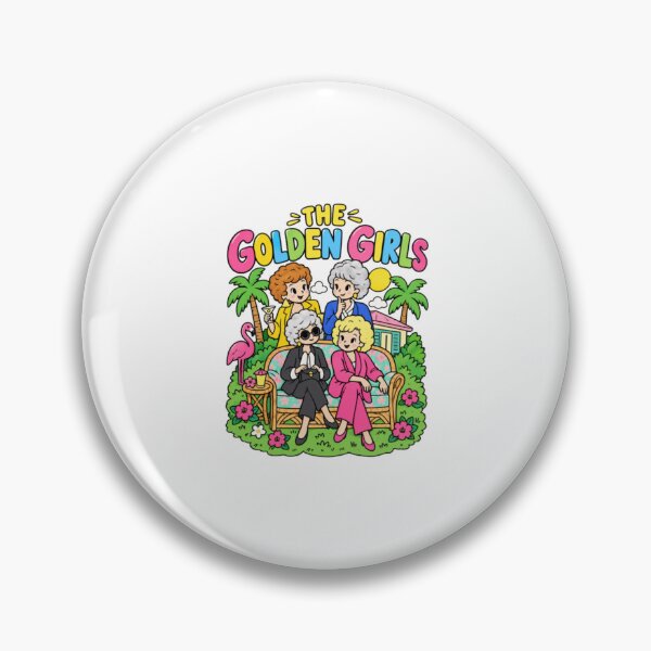 Item preview, The Golden Girls Cute Chibi Miami Beach Squad designed and sold by HytoneArt.