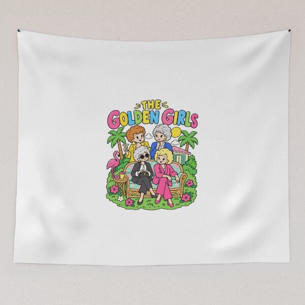 Item preview, The Golden Girls Cute Chibi Miami Beach Squad designed and sold by HytoneArt.