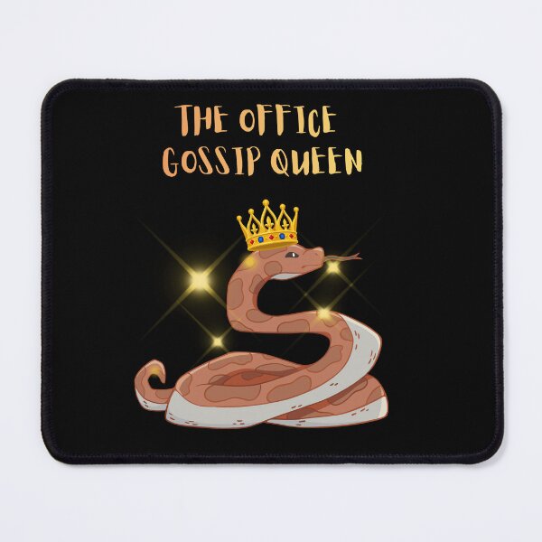 Item preview, The Office Gossip Queen Sarcastic Corporate Humor Crown Snake designed and sold by DontCareClub.