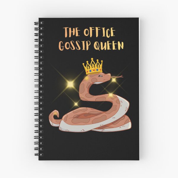 Item preview, The Office Gossip Queen Sarcastic Corporate Humor Crown Snake designed and sold by DontCareClub.