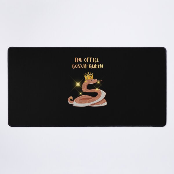 Item preview, The Office Gossip Queen Sarcastic Corporate Humor Crown Snake designed and sold by DontCareClub.