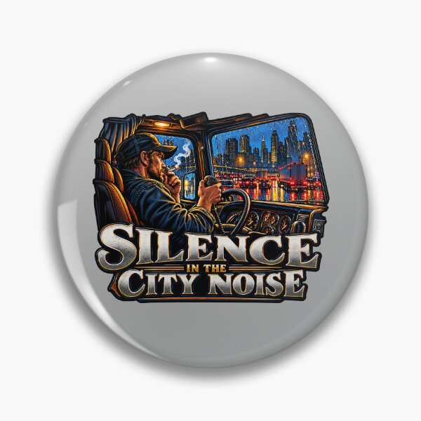 Item preview, Silence In The City Noise – Night Trucker designed and sold by NomadForge.