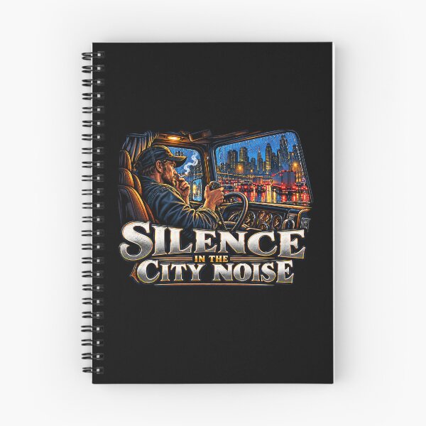 Item preview, Silence In The City Noise – Night Trucker designed and sold by NomadForge.