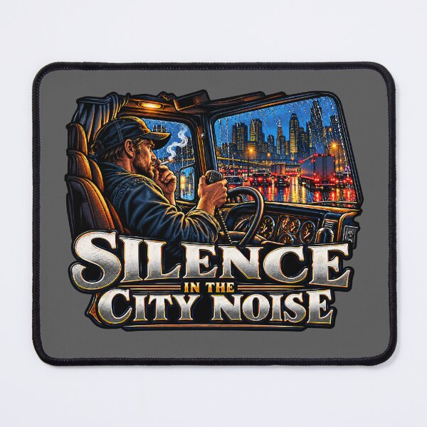 Item preview, Silence In The City Noise – Night Trucker designed and sold by NomadForge.