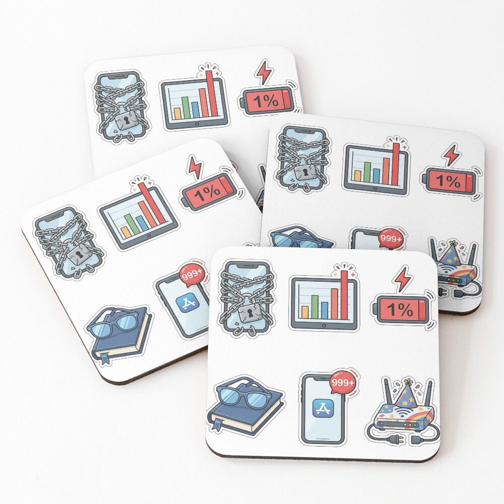 Item preview, Coasters (Set of 4) designed and sold by SimpleP.