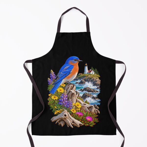Item preview, Bluebird Along Coastal Cliffs designed and sold by RockitBaby.