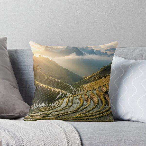 Item preview, Golden Terraces at Dawn - Highland Valley Panorama designed and sold by nhk999.