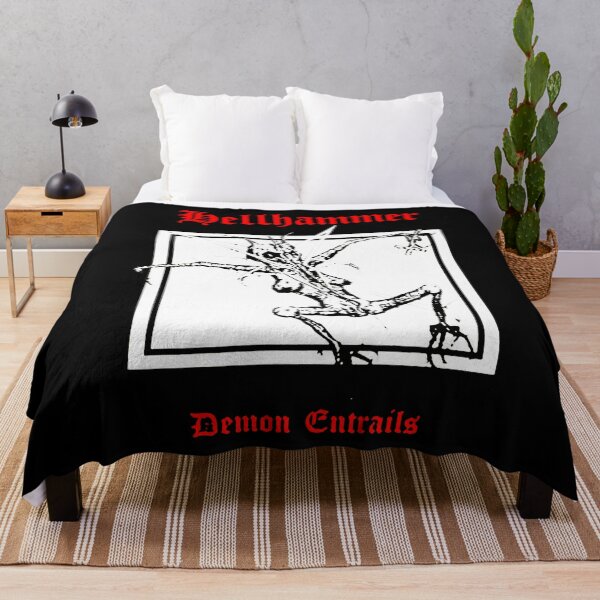 Item preview, Red Typography White Frame Death Metal designed and sold by MosiUniq.