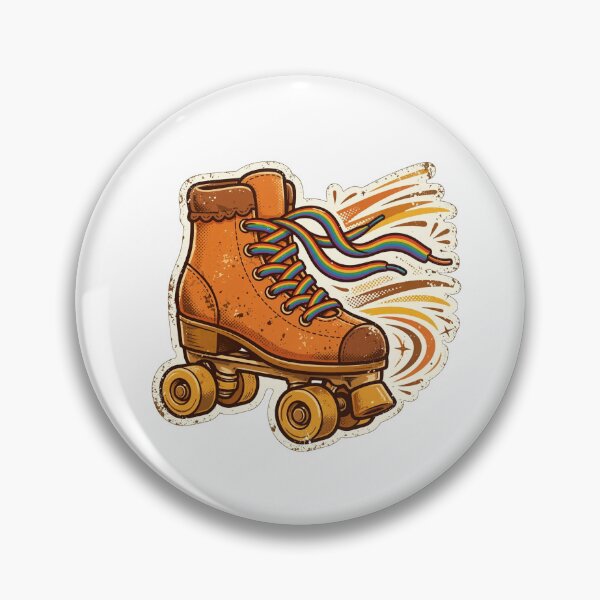 Item preview, Retro Roller Skate Groovy designed and sold by Wild Shades.
