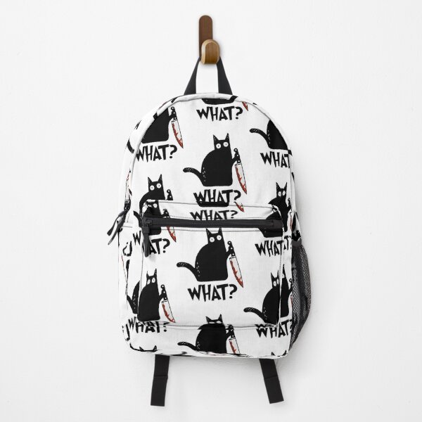 Item preview, Murderous Black Cat Holding Knife Funny Dark Humor Gift Design designed and sold by N0XX.