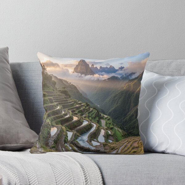 Item preview, Misty Highland Terraces - Valley of Morning Light designed and sold by nhk999.