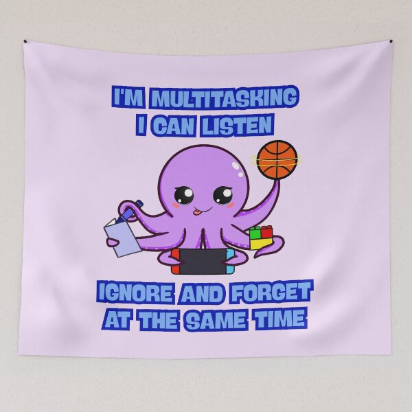 Item preview, Multitasking Octopus designed and sold by bloomintoyoubiy.