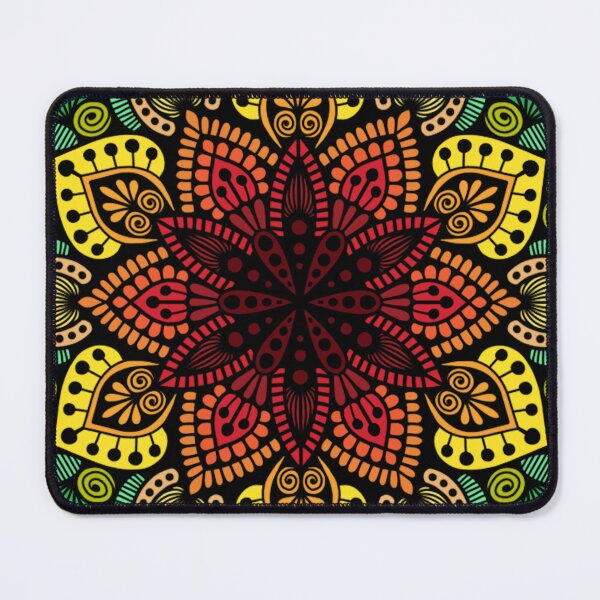 Item preview, Reggae Vibe Geometric Afrocentric Mandala designed and sold by FioreDiCiliegio.