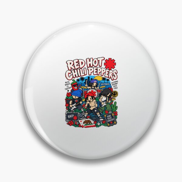 Item preview,  Red Hot Chili Peppers Cute Chibi Funk Rock Band Concert designed and sold by HytoneArt.