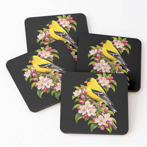 Item preview, Goldfinch Among Spring Blossoms designed and sold by RockitBaby.