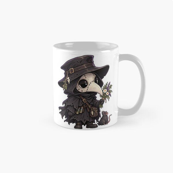 Item preview, Cute Plague Doctor Dark designed and sold by Ashen Threads Studio.