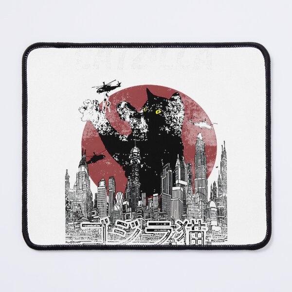 Item preview, Catzilla Vintage Retro Monster Cat Illustration Art designed and sold by N0XX.