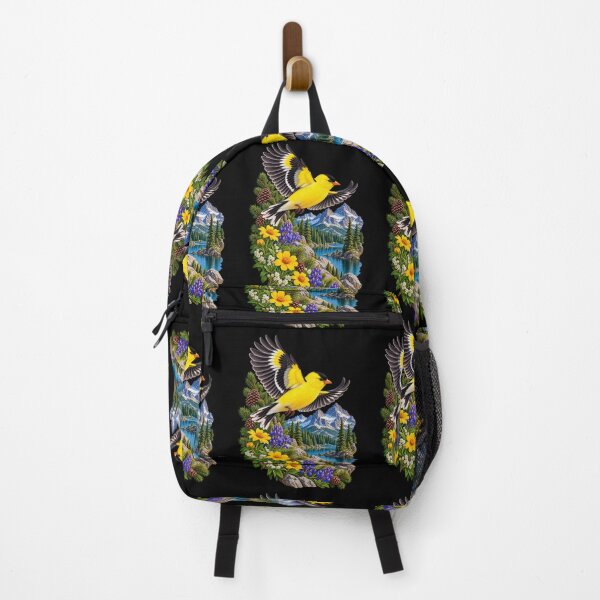 Item preview, Goldfinch Over Mountain Lake designed and sold by RockitBaby.