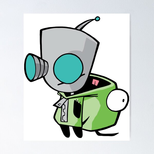 Item preview, Gir in Hoodie (Invader Zim)  designed and sold by AmandaHuenfeld.