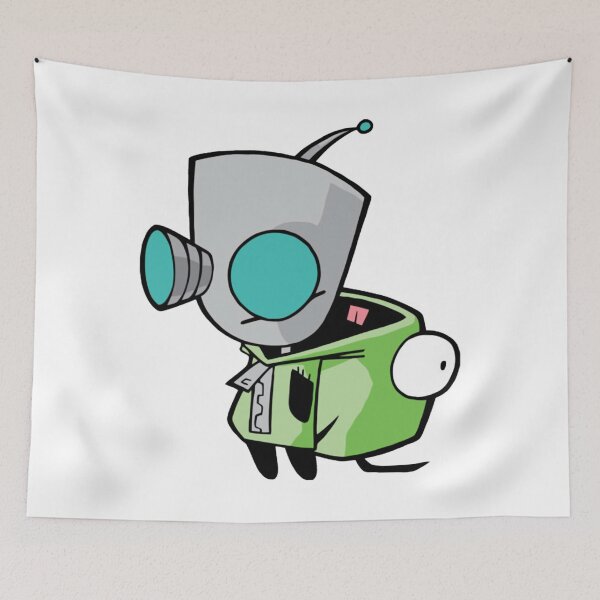 Item preview, Gir in Hoodie (Invader Zim)  designed and sold by AmandaHuenfeld.