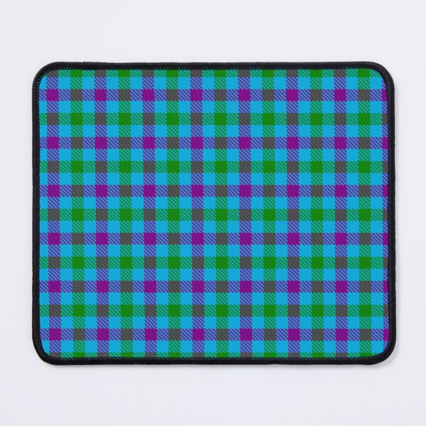 Item preview, Purple And Green On Blue Gingham Check designed and sold by PatternTitan.