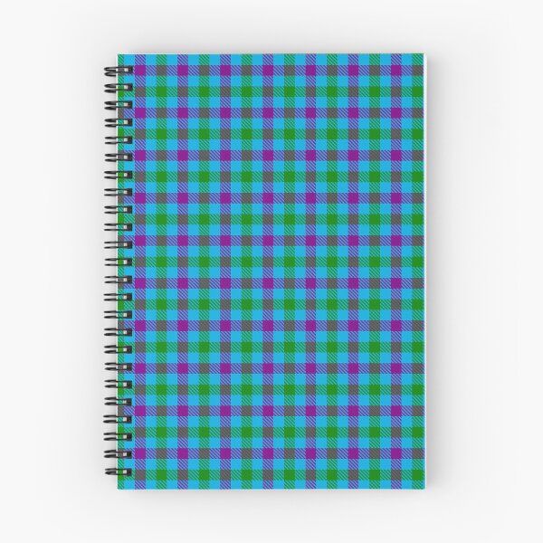 Item preview, Purple And Green On Blue Gingham Check   designed and sold by PatternTitan.