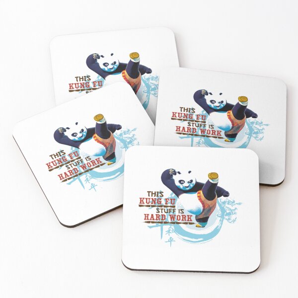 Item preview, Kung Fu Panda Kung Fu Stuff Is Hard Work Po Action Pose Classic designed and sold by NOELMEDINA.
