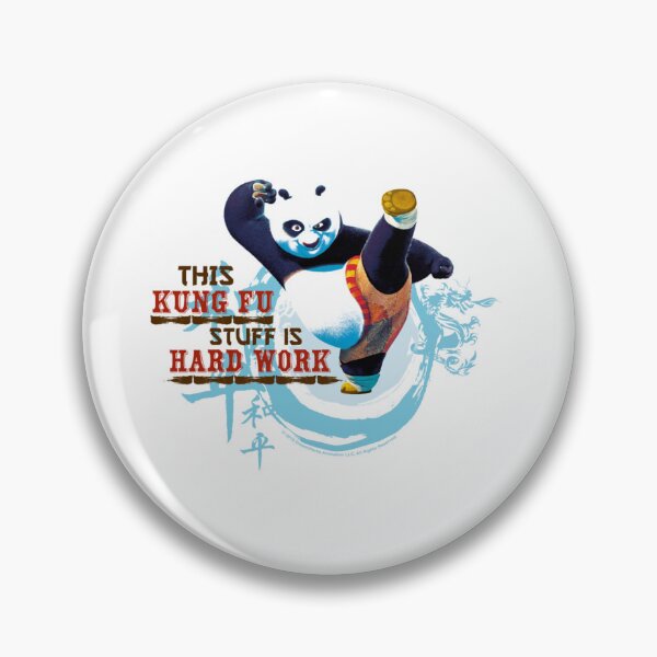Item preview, Kung Fu Panda Kung Fu Stuff Is Hard Work Po Action Pose Classic designed and sold by NOELMEDINA.