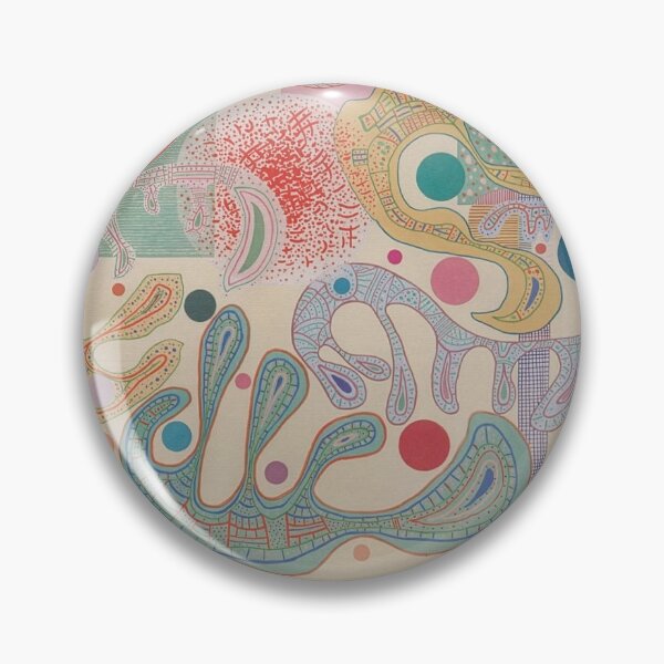 Item preview, Kandinsky's whimsical forms, colorful abstraction designed and sold by Shoupay.