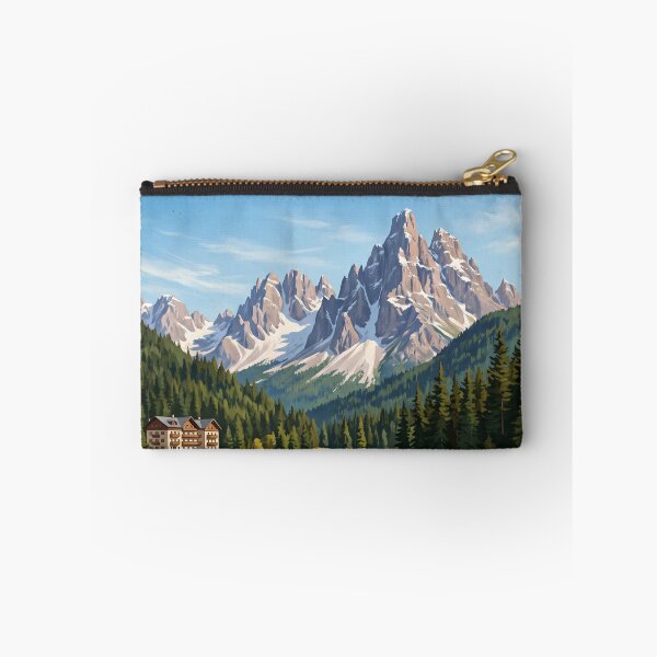 Artikelvorschau, Lago di Misurina Italien Vintage Reiseposter – Dolomiten Tre Cime Cadini Sorapiss entworfen und verkauft von Bomax121.