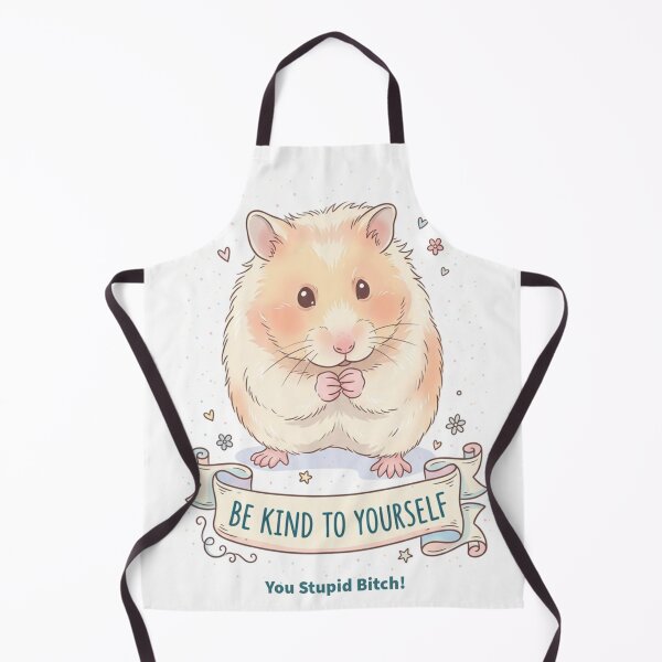 Item preview, Funny Best Girl Friend Gift Hamster Be Kind To Yourself Original Custom Unique Poster TShirt Tee Design designed and sold by Cool Robot Bro..