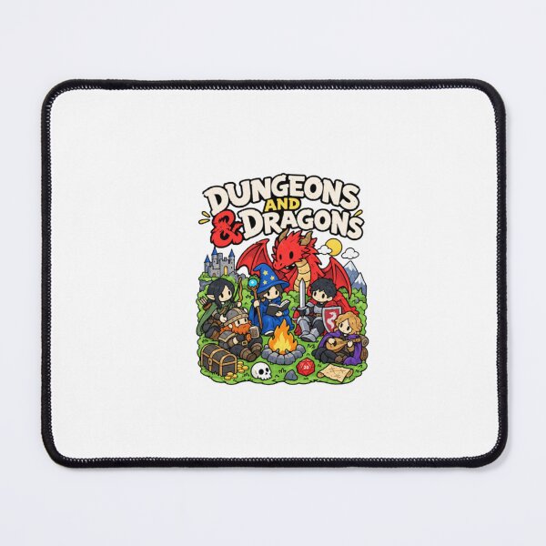 Item preview, Dungeons And Dragons Cute Chibi Fantasy RPG Party Campfire designed and sold by HytoneArt.