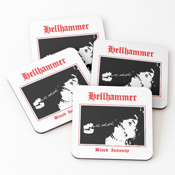 Item preview, Red Typography Black Metal Band designed and sold by MosiUniq.