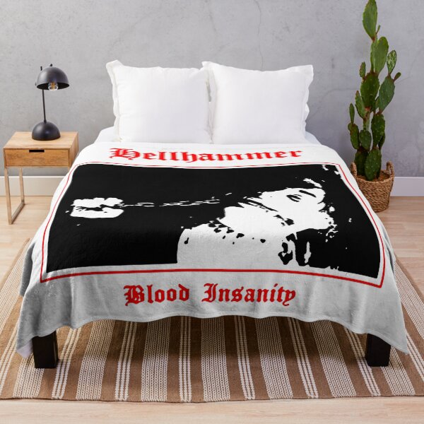 Item preview, Red Typography Black Metal Band designed and sold by MosiUniq.