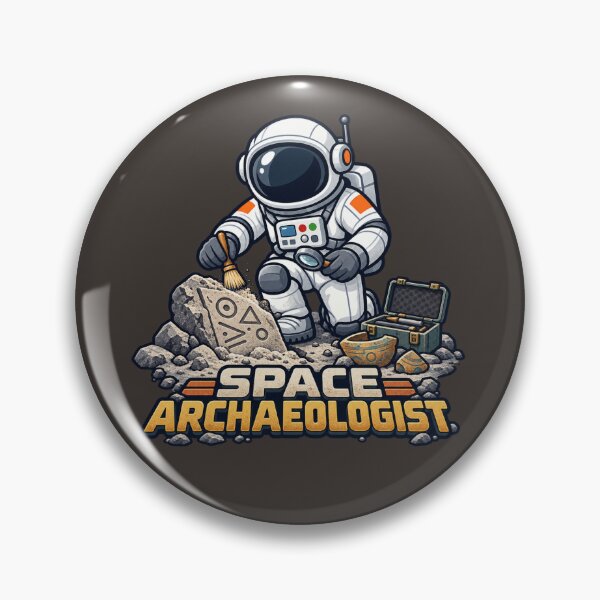 Item preview, Archaeologist Astronaut Discovering Alien Artifact designed and sold by BROHLine Studio.