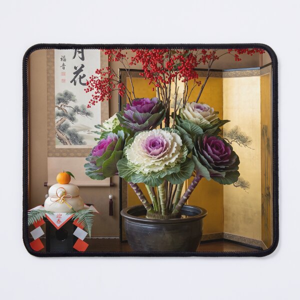 Item preview, Auspicious New Year Nandina Ikebana Photography designed and sold by conohitoAI-ArtGallery.