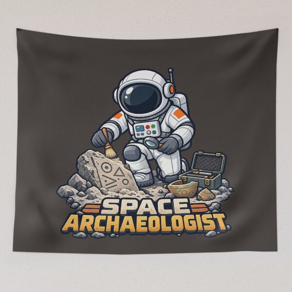 Item preview, Archaeologist Astronaut Discovering Alien Artifact designed and sold by BROHLine Studio.