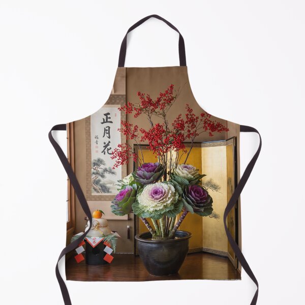 Item preview, Auspicious New Year Nandina Ikebana Photography designed and sold by conohitoAI-ArtGallery.