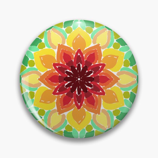 Artikelvorschau, Reggae-Vibe, linienloses geometrisches Mandala entworfen und verkauft von FioreDiCiliegio.
