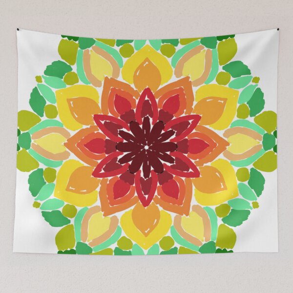 Item preview, Reggae Vibe Lineless Geometric Mandala designed and sold by FioreDiCiliegio.