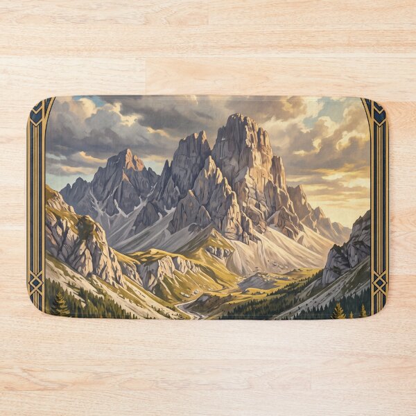 Item preview, Gran Sasso National Park Italy Vintage Travel Poster – Corno Grande Campo Imperatore Monti della Laga designed and sold by Bomax121.