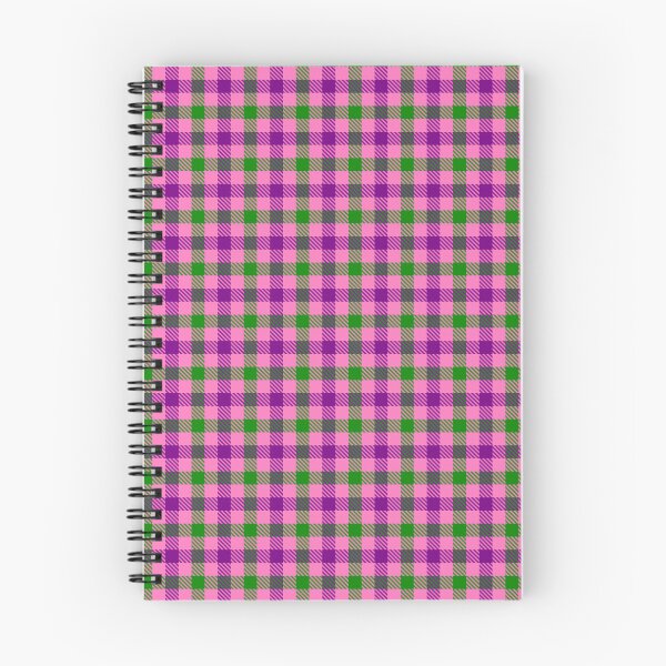Item preview, Purple And Green On Pink Gingham Check   designed and sold by PatternTitan.