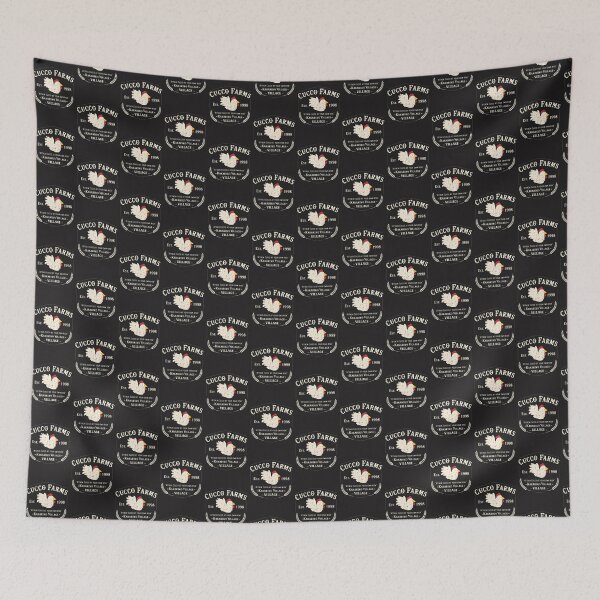 Item preview, Rooster Farm Warning Vintage Style Rustic Logo Design designed and sold by TrendyBlast.