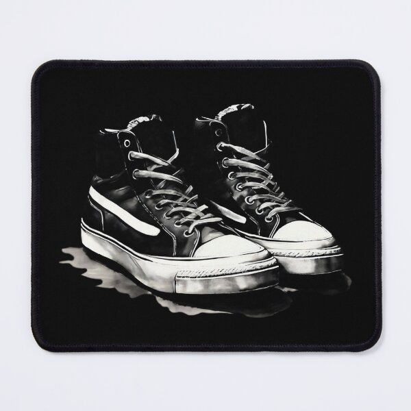 Item preview, Black and White Sneakers | Vintage Aesthetic designed and sold by UnhingedBird.