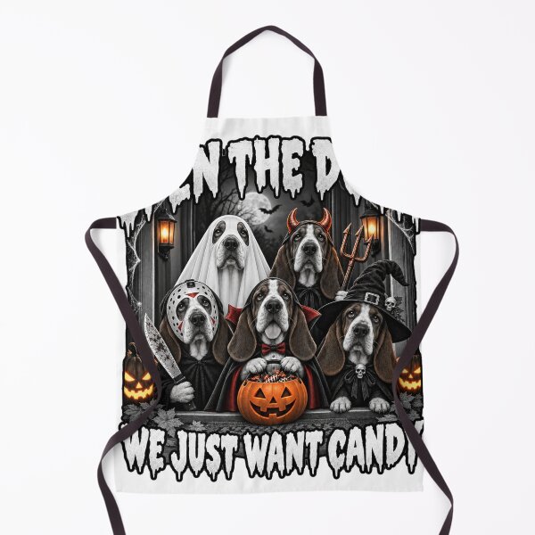 Item preview, Funny Basset Hound Candy Costume Trio Halloween designed and sold by luu phong.
