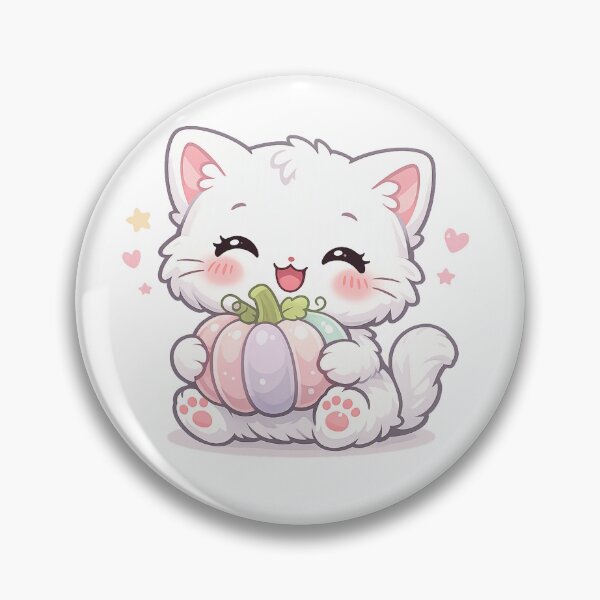 Item preview, Pastel Pumpkin Hug Kitty designed and sold by Sommium .